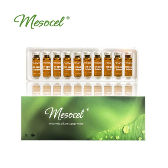 Mesocel Hyaluronic Acid Anti-Aging Solution Mesotherapy Injection (5 mL or 0.17 Fl Oz.) 1 bottle ONLY