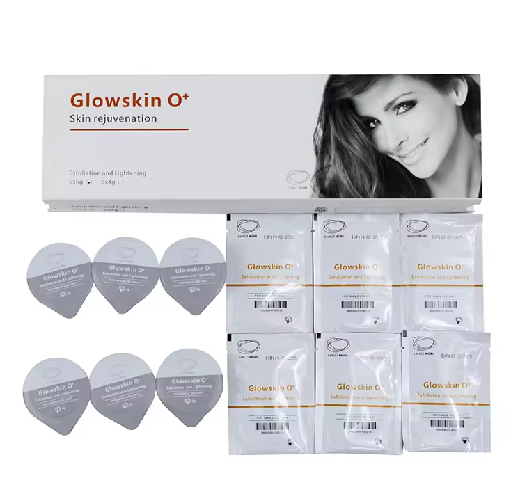 Glowskin O+ Skin Rejuvenation Exfoliation and Lightening Kit CO2 Oxygen Small Bubble Capsules for Skin Care Machine